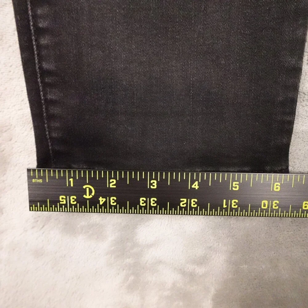 Express Jeans Slim Straight‎ Men's 31x30 Black Denim